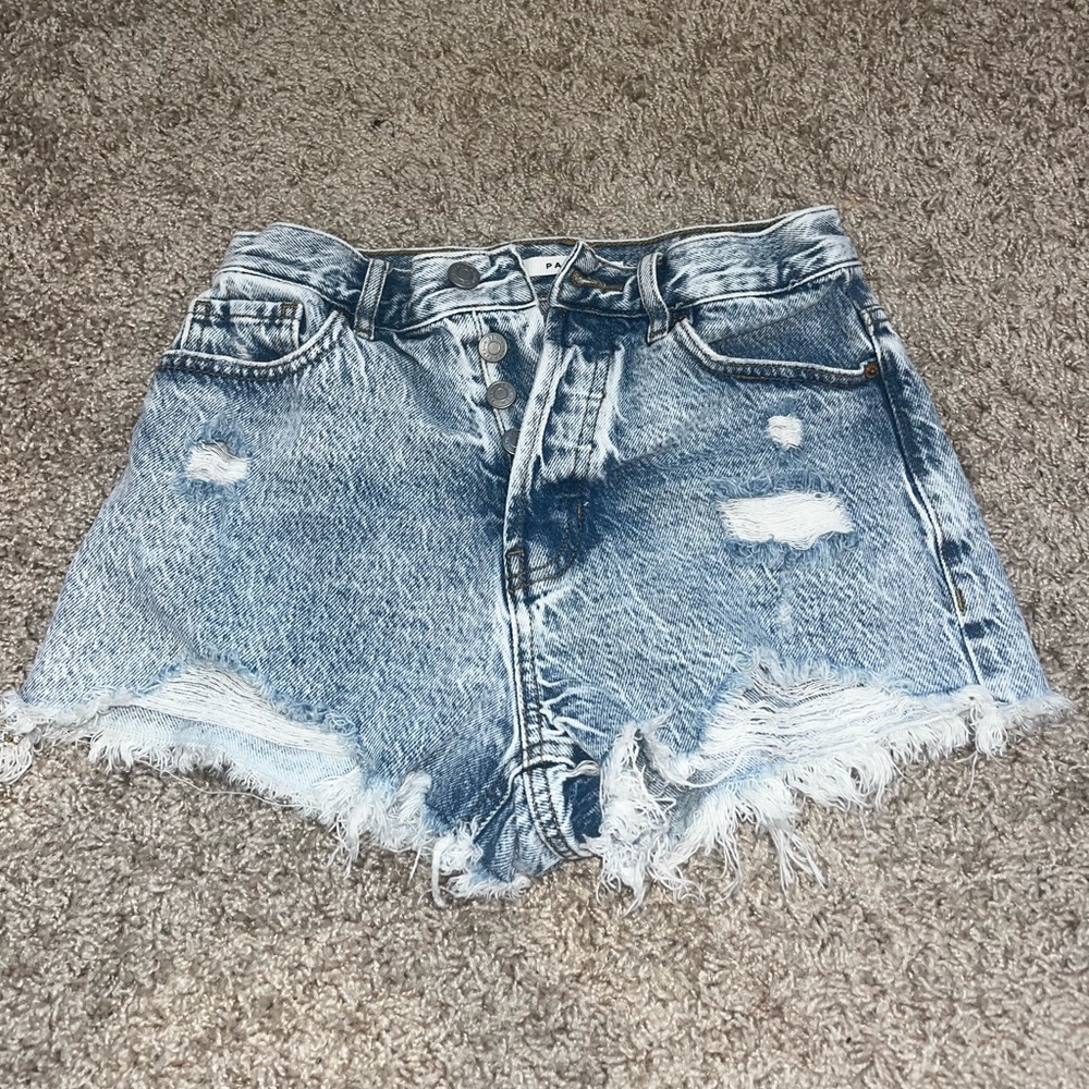 Pacsun shorts light wash size 25.